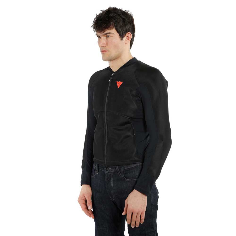 Dainese Pro-Armor Safety Jacket 2.0, Motorbike Protective Armour Vest, Black/Black, XL