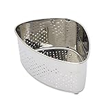 髙儀(Takagi) 抗菌仕様 ステンレス ノーマルサイズ 三角コーナー シルバー シンクのごみ入れ ヌメリにくい 底面足ゴム付 シンク 流し台 台所 日本製 高儀 たかぎ TAKAGI