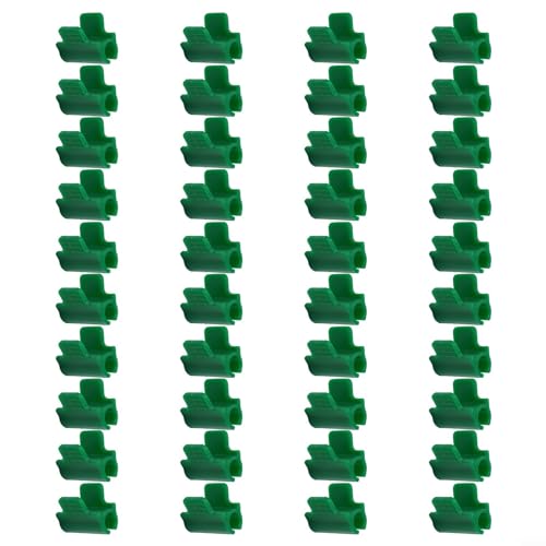 Lot de 40 clips en plastique pour filet de jardin et serre 13 mm