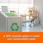 Amazon Basics 30% Papier d'impression recyclable à fonctions multiples - 21.59 x 27.94 cms, 1 Râm, 500 Compte (feuilles), blanc