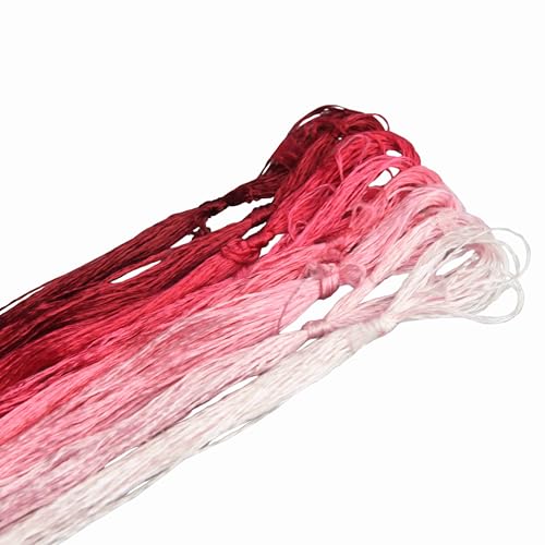 Image of Mulberry Silk Floss Embroidery Thread Floss-Cross Stitch Threads China Silk Woven Jewelry Threads DIY Kits (09)