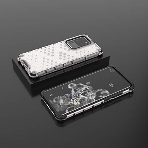 Image of Glasgow | for Samsung Galaxy S20 Ultra Back Case Cover for Samsung Galaxy S20 Ultra with 4 Bumper Corners and Military Grade Protection - Transparent