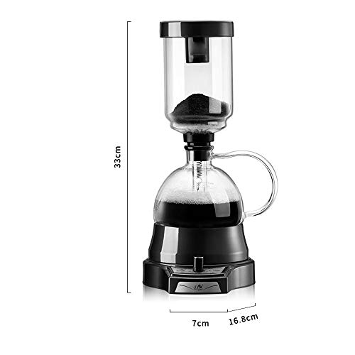 Elektrische Siphon-Kaffeemaschine im japanischen Stil, Vakuum-Kaffeemaschine, Brüher, Tropftee, Siphon, Glaskanne… – Bild 3
