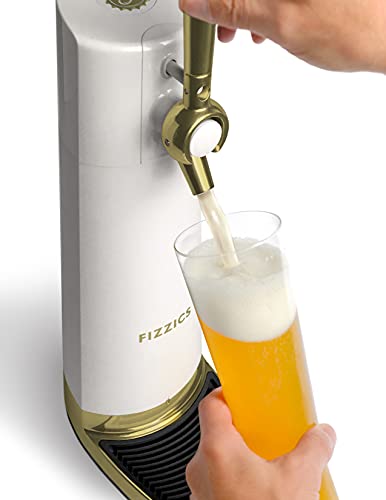 FIZZICS - DraftPour Beer Dispenser - Converts Any Can or Bottle Into a Nitro-Style Draft, Gift for Men and Beer Enthusiast, Beer Tap Draft Machine - Pub Special
