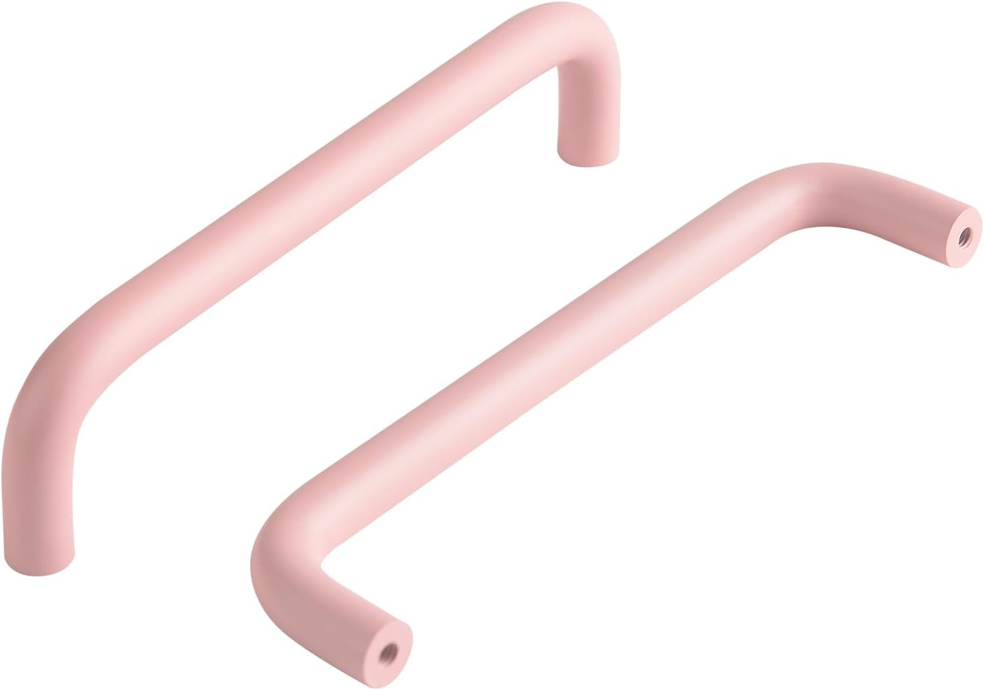 5 Pack Pink Drawer Pulls Colorful Cabinet Handles 5 Inch Hole to Hole Kitchen Hardware for Cabinets Drawer Kids Dresser Handles Closet Door Pulls(5, Pink, 5 Inch(128mm))