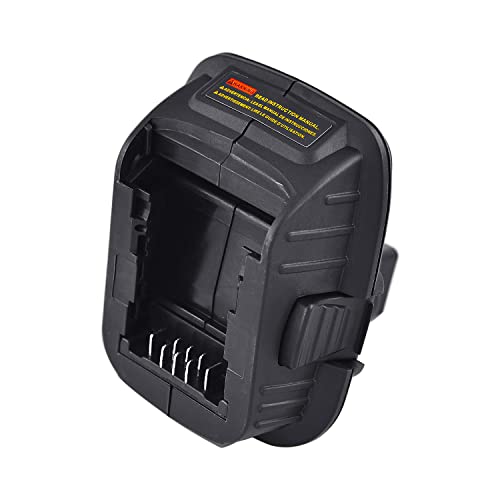 Aowel Dca1820 Battery Adapter Replacement For Dewalt 18V To 20V Adapter, Convert 20V Lithium Battery Dcb206 Dcb205 To 18V Nicad & Nimh Tool Battery Dc9096 Dc9098, With 5V Usb Port #TOP5