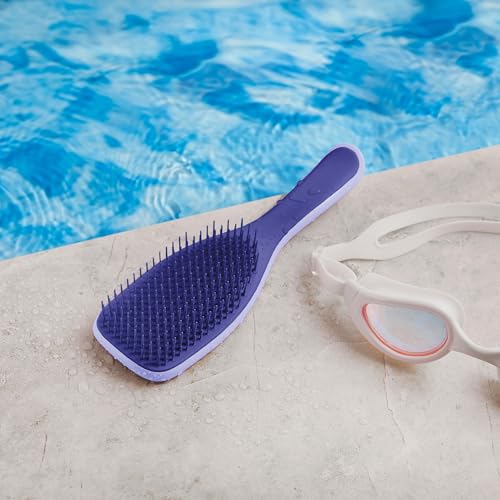 Tangle Teezer Ultimate Detangler Brush for Wet & Dry Hair, Eliminates Knots & Reduces Breakage for All Hair Types, Amazon Exclusive Lilac Purple - Thumbnail 5