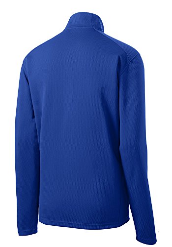 DRIEQUIP Moisture Wicking Textured 1/4-Zip Pullover Sweatshirt in XS-4XL2