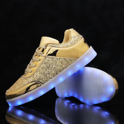 Image of YuanRoad Unisex LED Shoes Light Up Sneakers with USB Charging Dancing Shoes