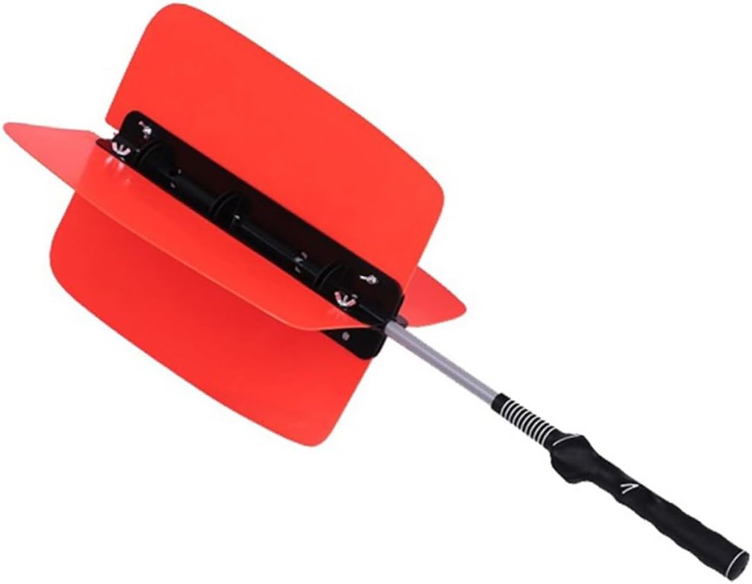 BESTonZON 1pc Golf Swing Trainer High Wind Resistance Grip Trainer for Muscle Memory Core Strength Portable Swing Practice Equipment for Golf Enthusiasts Color Random