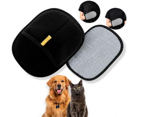 Luva Removedora De Pelos Pet Reutilizável Estática Escova Dupla Para Gatos Cães Sofá Roupa Tapete (1)