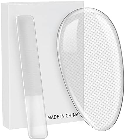 Nano Foot File Callus Remover- Glass Professional Pedicure Scrubber, Foot Hand Care Pedicure Tool with Nano Nail Files, Scrubber for Feet Dead Skin, Cracking, Hard Cracked Dry Skin Removal
