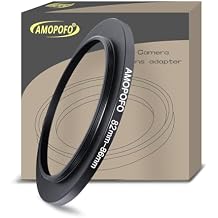82mm Lens to 86mm Camera Filter Ring,Compatible with All 82mm Camera Lens & 86mm UV,ND,CPL Lens Hood Accessories,Made of CNC Machined Aluminum82-86mm
