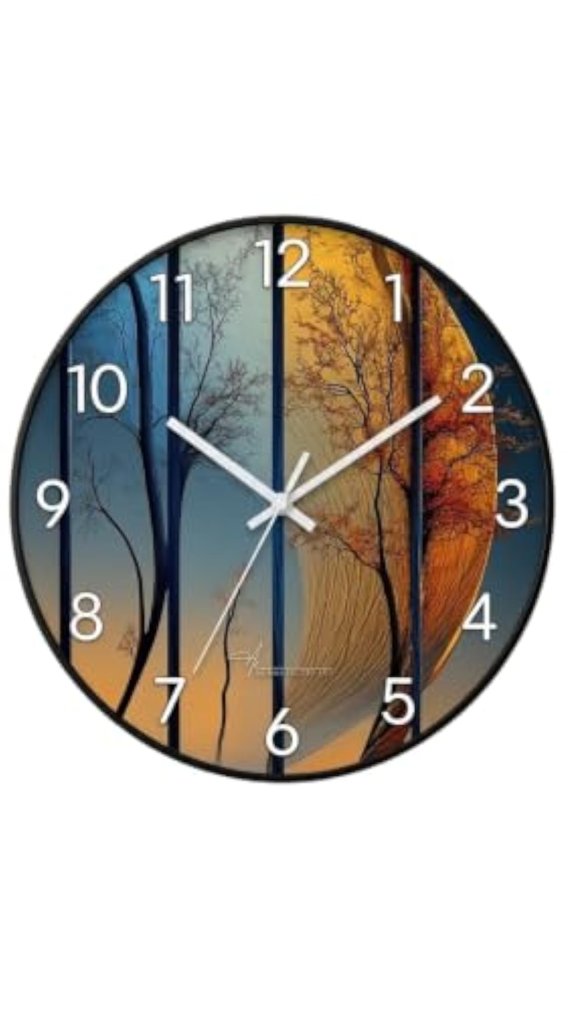Modern Wall Clock for Living Room, Chic Style