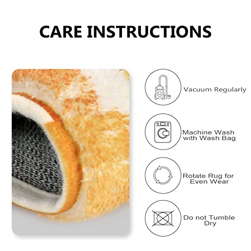 Lahome Sun Print Machine Washable Area Rugs-5X7 Rug For Living Room, Large Non-Slip Throw Rugs For Bedroom, Boho Kids Nursery Rug Carpet For Entryway Dining Room Office Rug Decor (5'X7', Rainbow Sun) #TOP6