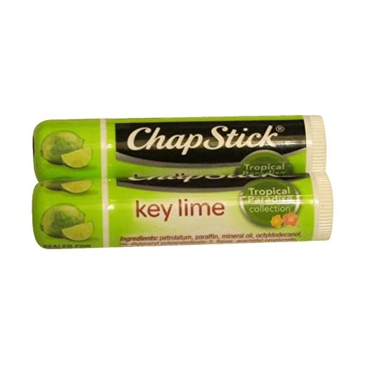 Chapstick Brand Lip Balm Key Lime Tropical Paradise (Pack of 2)