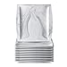 MALACASA, Seria Blance, 12-częściowy zestaw talerzy marmurowych, porcelanowych talerzy obiadowych, duży talerz płaski, 26,5 x 26 x 2,5 cm, zastawa stołowa dla 12 osób