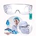 proSPORT 2 Safety Protective Lab Glasses for Eye Protection Chemistry Laboratory Goggles Cover Over Splash Resistant, 1 Lens Cleaner Bottle Included