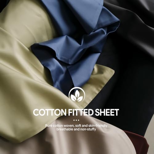 Drap plat 180x230cm coton gris foncé drap lit double uni été - 7