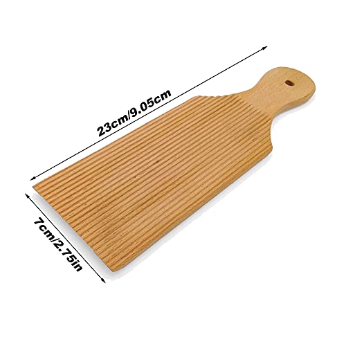 zilitol Noodles Wooden Butter Table and Popsicles Easily Make Homemade Pasta and Non-Stick Butter Pasta Board Gnocchi Roller - Image 2