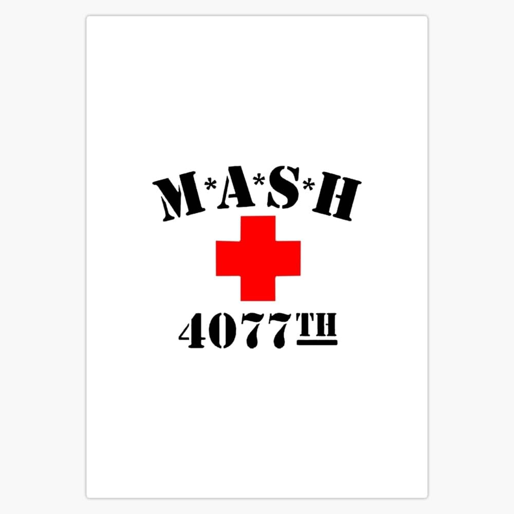 Mash 4077 Sticker Bumper Sticker Vinyl Decal 5"