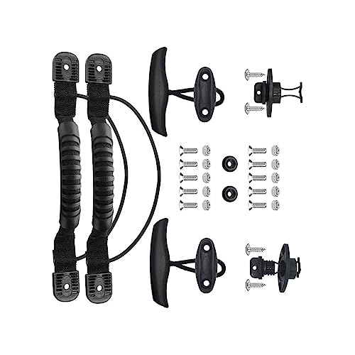 Dickly Asas de Transporte para Kayak, Accesorios para Canoa Y Kayak, Equipaje, de Aparejos para Cubierta de Kayak