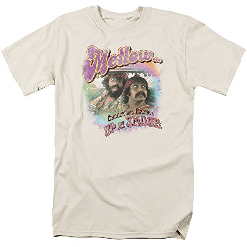 Trevco Men's Cheech And Chong Short Sleeve T-Shirt, Cream, X-Large #TOP20