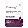 The Crème Shop Soothing & Softening Foot Mask, Coconut Oil and Lavender Foot Mask for Aching Feet, Korean Foot Mask Hydrates and Calms for Foot Swelling Relief, Foot Softening Treatment
