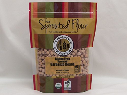 5lb. Organic, Sprouted Garbanzo Beans