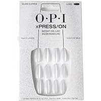 OPI xPRESS-ON Press On Nails with Nail Glue, Glass Slipper