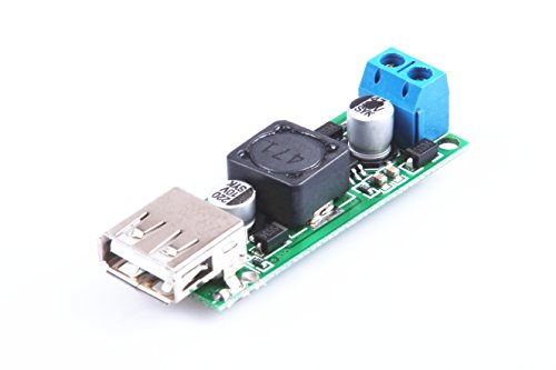 Knacro Dc-Dc Voltage Regulator Buck Converter Module 6V 9V 12V 24V 30V (6V-35V) To 5V 3A Single Usb Port Output #TOP3
