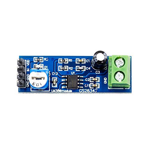 Onyehn 10Pcs Lm386 200 Times Gain Audio Power Amplifier Module(Amplifier Board Mono Power Amplifier 5V-12V Input) For Arduino Ek1236 #TOP3