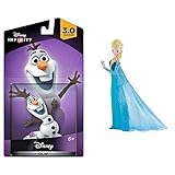 Disney Infinity 3.0: Einzelfigur - Olaf & Bullyland 12961 - Spielfigur, Walt Disney Die Eiskönigin - ELSA, 9,5 cm groß, liebevoll handbemalte Figur, PVC-frei, tolles Geschenk für Jungen und Mädchen