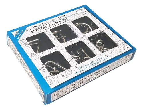 Image of Magicwand Stainless Steel Metallic Intellectual Puzzles for All Age Groups【Pack of 1】【6Pcs Puzzles 】