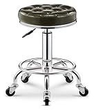 Rolling Beauty Hocker Salon Stuhl Höhenverstellbar Drehstuhl Nagelstudio Möbel Friseur Stuhl Werkstatt Hocker Bequem Beauty Rollsitz