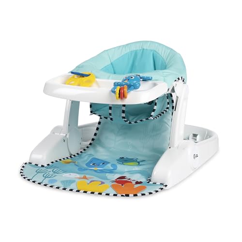 Baby Einstein, Sige au sol position assise Sea of Support 2 en 1, avec tablette amovible et jouets