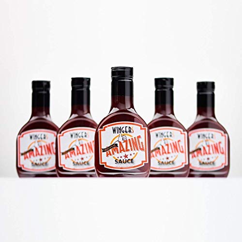 WINGERS Amazing Sauce (Original, 22.6 oz), Sweet & Spicy Wing Sauce, Mild Heat Grilling and Dipping Sauce for Chicken, Pork, Beef and Seafood (1 Pack)