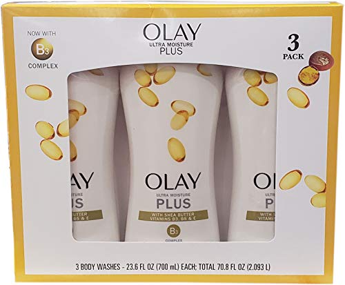 Olay Olay Ultra Moisture Plus Body Wash (Netcount 3 X 23.6 Fl Ounce Net Wt 70.8 Fl Ounce ), - image 1