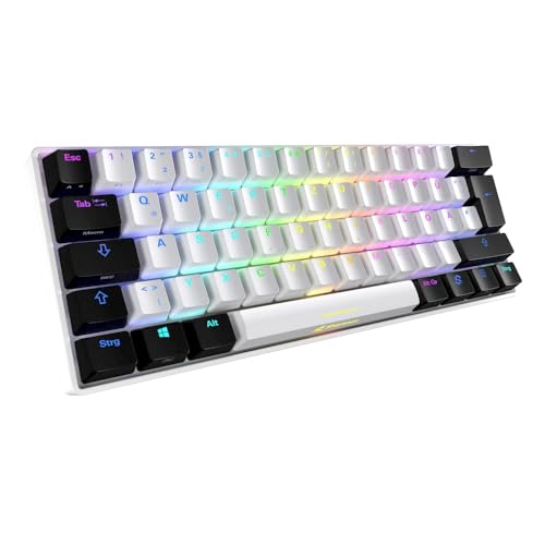 USB Skiller SGK50 S4 wh Kailh Red Gaming Keyboard Bianco - Tastiera gaming - Immagine 7