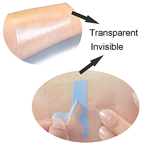 DYNWAVE Fita adesiva transparente, fita para levantar seios, fita adesiva transparente transparente