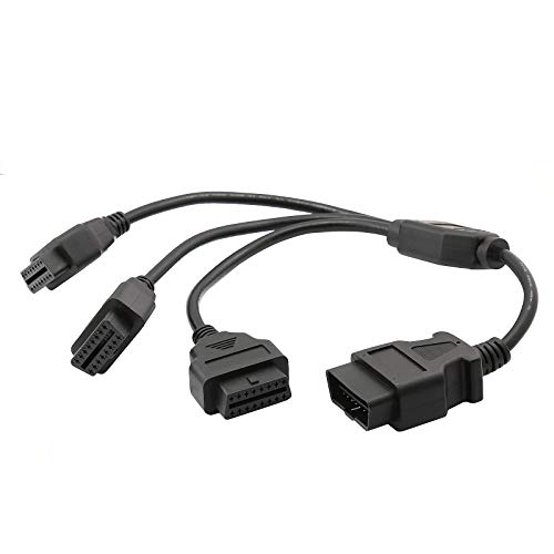 Cable extensor de diagnostico con divisor OBD2 de 3 vias para conectar varios equipos 3