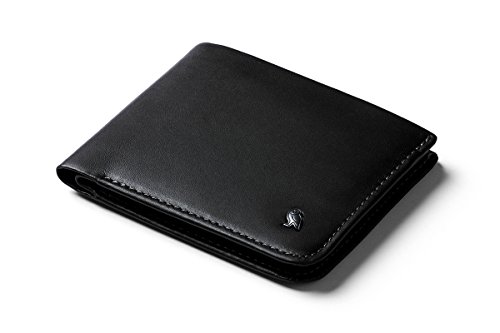 Bellroy Cartera de piel slim Hide & Seek, disponible edición con RFID (Máx. 12 tarjetas y efectivo) - Black - RFID