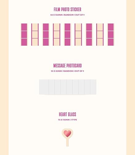 Miniatura 5 de DREAMUS Dos veces entre 1 y 2 11 Mini álbum CD+póster plegable en paquete+fotolibro+Polaroid+postal+pegatina+tarjeta fotográfica+vidrio de