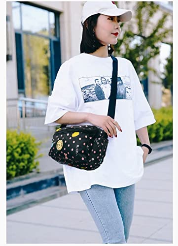 Image of MOMISY Women Mobile Messenger cellphone Bag Ladies Nylon Shoulder Cross Body Long Strap for College, Outing, Travelling, Work