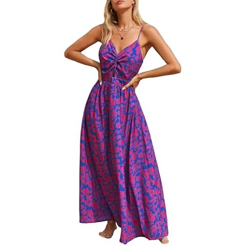 CUPSHE Floral V-Neck Maxi Dress Cover