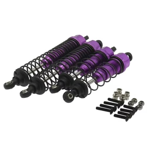 Amortisseurs RC 1/10 remplis d'huile en aluminium violet pour Buggy et Truggy FS