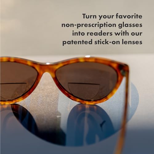 StickTite Lenses Small 28mm stick-on bifocal lens, convert sunglasses into magnified bifocal reading glasses
