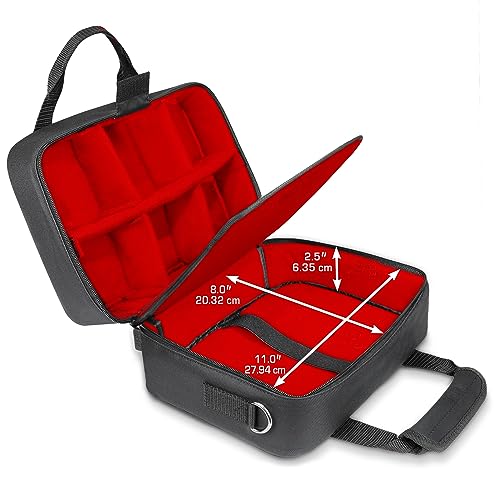 image for USA Gear DJ Mixer Case - Compact Audio Channel Mixer Bag with Accessor