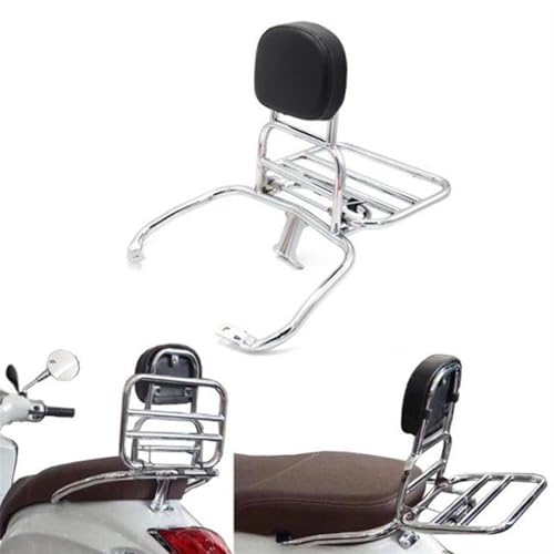 Support arrière Vespa Primavera 150 en acier robuste, l'accessoire moto de finition premium