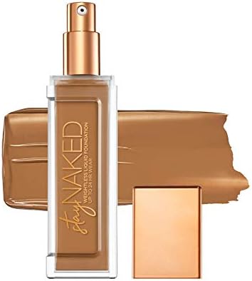 Urban Decay Stay Naked Weightless Liquid Foundation, Waterproof Face Makeup, Buildable Medium Coverage with No Caking, Real-Skin Matte Finish, Lasts Up to 24 Hours, Vegan, Cruelty-free - 1 fl oz